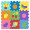 Mata dla malucha Smily Play piankowa owoce, 29x29cm (SP84355)