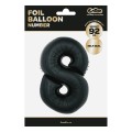 Balon foliowy Godan balon foliowy czarny cyfra 8 34cal (FG-C85cz8)