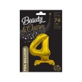 Balon gumowy Godan Beauty&amp;Charm cyfra stojąca złota złota (BC-ASZ4)