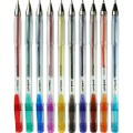 Długopis żelowy Fun&amp;Joy brokatowy 10 kolorów mix 1,0mm (FJ-MR10)
