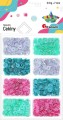 Cekiny Titanum Craft-Fun Series okrągłe zestaw 4 kolorów mix 24g (BR230009)