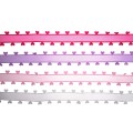Wstążka Titanum Craft-Fun Series falbanka z sercami 4 kolory 26mm mix 1m (BR231745)