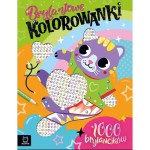 Książka dla dzieci Brylantowe kolorowanki z kotkiem. 1000 brylancików Aksjomat