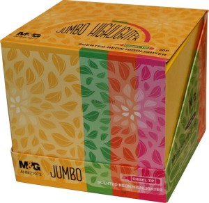 Zakreślacz M&G Jumbo zapachowy, mix (AHM21072)