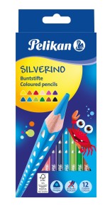 Kredki ołówkowe Pelikan Silverino 12 kol. (700634)