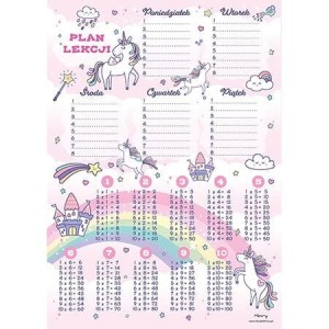 Plan lekcji UNICORN TECZA Henry 