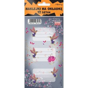 Naklejka na zeszyt kolibry Henry 