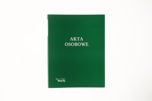 Teczka do akt osobowych ABCDE A4 zielony papier Warta (339-040)