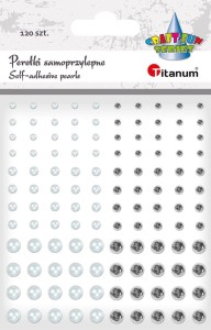 Kryształki Titanum Craft-Fun Series (24CY0324 (white,silver ))