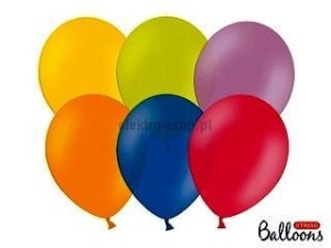 Balon gumowy Partydeco Party Deco BALONY STRONG PASTEL pastelowy 50 szt mix (SB12P-000/50)