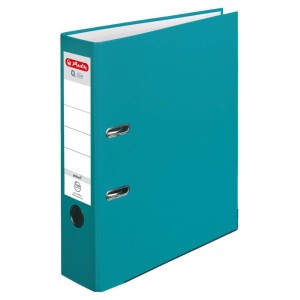 Segregator dźwigniowy Herlitz Q. file Standard A4 turkusowy (50016259)