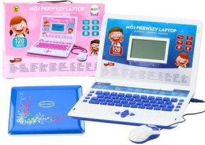 Zabawka edukacyjna Lean Laptop interaktywny 60 funkcji niebieski (20107)