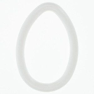 Ozdoba styropianowa jajko styropianowe obrys 150mm (150 mm)
