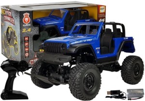 Samochód Lean Terenowe Zdalnie Sterowane 4x4 Amortyzatory 2.4G Niebieski (9086)