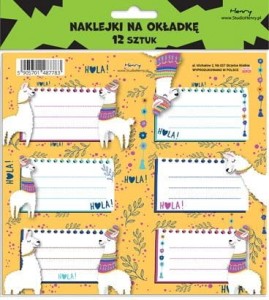 Naklejka na zeszyt Henry 2 Lamy (5905701487783)