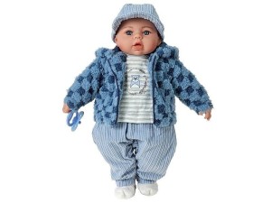 Lalka Adar bobas z polskim głosem, śpiewa i mówi po polsku; PVC [mm:] 450 (615458)