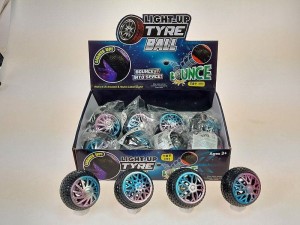 Piłeczka Adar ze światłem śred.6,5cm, dobrze odbijająca się (616905)