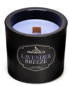 Świeczka ozdobna Pavoncella Classico Lavender Breeze czarna 170g (5905711530431)