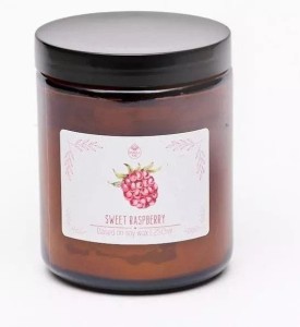 Świeczka ozdobna Pavoncella Smell me Sweet Raspberry 250ml (5906492907276)