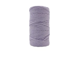 Sznurek Tierra ozdobny, pastelowy fiolet 50m