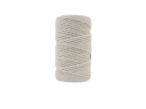 Sznurek Tierra ozdobny, pastel biały 50m