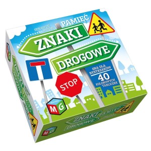 Gra edukacyjna Multigra ZNAKI DROGOWE- PAMIĘĆ