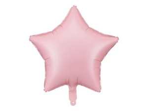 Balon foliowy Partydeco gwiazda różowa, 49cm 19cal (FB3T-081)