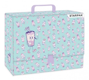 Teczka z szerokim grzbietem na klips BUBBLETEA A4 różne Starpak (559318)
