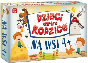 Gra karciana Kangur Dzieci kontra rodzice Na wsi 4+