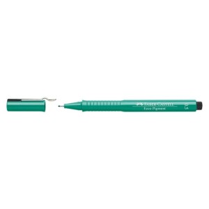 Cienkopis kreślarski Faber Castell Ecco Pigment zielony 0,5mm 1kol. (166563)
