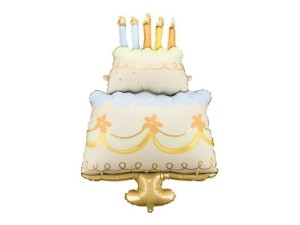 Balon foliowy Partydeco Tort, 62x104 cm (FB288)