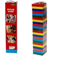 Gra logiczna Adar wieża drewniana kolorowa (609112)