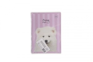 Zeszyt Interdruk PUPPY SIGN A5 32k. 70g linia kolor