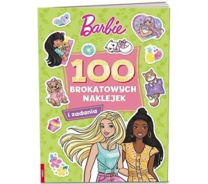Książeczka edukacyjna Ameet Barbie™. 100 Brokatowych Naklejek (NB 1101)