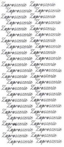 Naklejka (nalepka) Farro Zaproszenie srebrne (004)