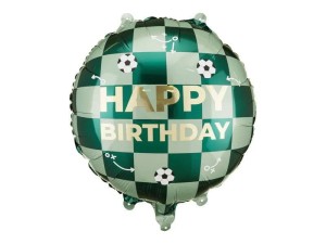 Balon foliowy Partydeco Happy Birthday piłki 18cal (FB296)