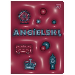 Zeszyt tematyczny Interdruk HYBRID J.ANGIELSKI A5 60k. 70g krata (+pigułka wiedzy)
