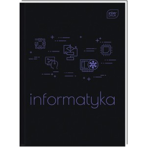 Brulion Interdruk INFORMATYKA A5 80k. 70g krata