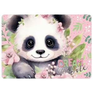 Podkład na biurko Derform Panda mix papier pokryty folią (PLAPA10)
