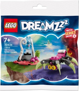 Klocki konstrukcyjne DREAMZzz Pajęcza ucieczka Z-Bloba i Bunchu Lego (30636)