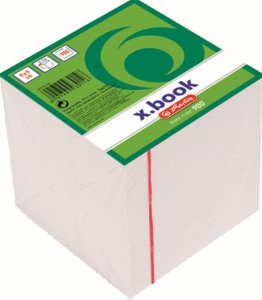 Kostka papierowa 9930140 biały [mm:] 90x90x 90 Herlitz (300023301)