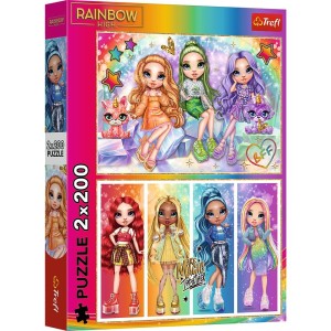 Puzzle Mga Tęczowe lalki 2x200 el. Trefl (13335)