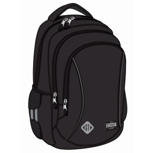 Plecak BLACK VINTAGE 3-KOMORY St.Right (BP-77)