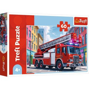 Puzzle Wóz strażacki 60 el. Trefl (17405)