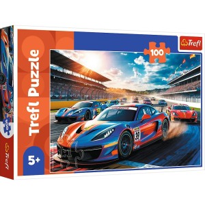 Puzzle Szybka wyścigówka 100 el. Trefl (17403)