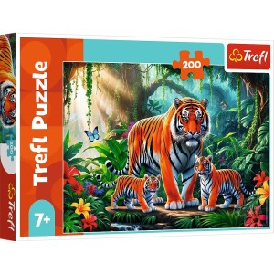 Puzzle Tygrysie zwyczaje 200 el. Trefl (13330)