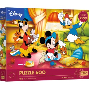 Puzzle Myszka Miki 40-lecie Trefl 600 el. Trefl (37601)