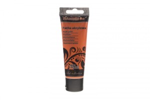 Farba akrylowa perłowy kolor: perłowy miedziany 75ml Flamingo Line (663)