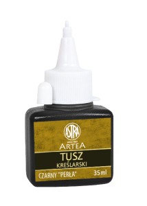 Tusz kreślarski Artea kolor: czarny perłowy 35 ml