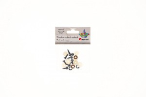 Oczka Craft-Fun Series do maskotek Titanum (25BR004)